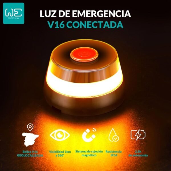 LUZ DE EMERGENCIA V16 Obligatoria conectada a DGT – Bild 3