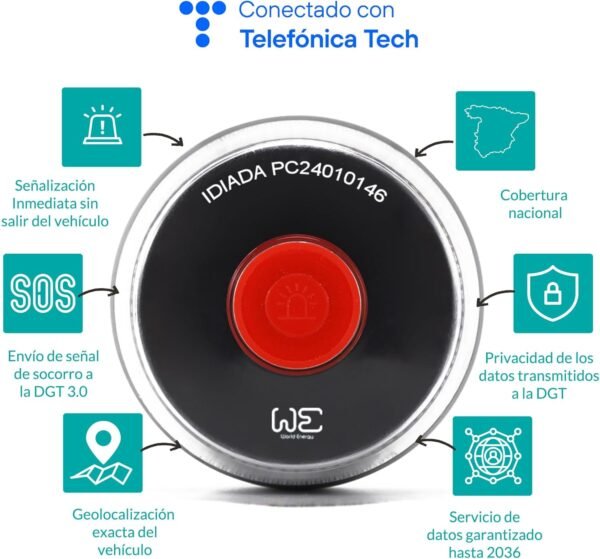 LUZ DE EMERGENCIA V16 Obligatoria conectada a DGT – Bild 5